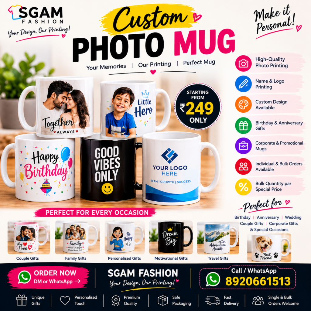 CUSTOM PHOTO MUG PRINTING